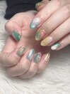 夏ニュアンスネイル