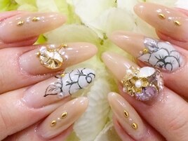 マーブル　フェザー　￥9500