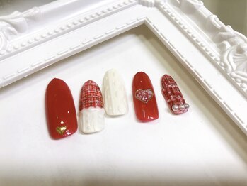 ネイルサロン ネイルクク 桑名駅前店(Nail KUKU)/ツイード×ニット