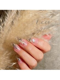 クリアスカルプチュアネイル