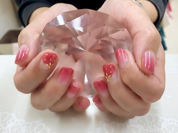 プルミエ ネイル(Premier Nail)/ベリー☆シアーレッドカラグラ