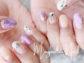 マグノリアネイル(magnolia nail)/ミディアムアートコース　