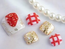 フット☆イチゴネイル