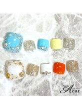 ネイルズアジュール アピタ新潟西店(Nailz Azur)/フット　定額デザインCコース