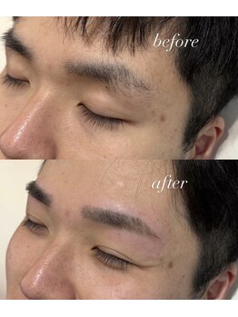 サムライビューティー 西新宿本店(SamuraiBeauty)/ボサ眉からイケメン眉毛へ