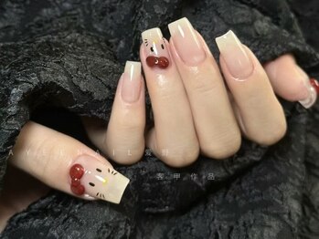 エンジェル(ANGEL)の写真/《豊富なパーツ×カラー500色以上》持ち込み・キャラクターOK★"好き"を詰め込んだオリジナルネイルに♪