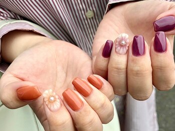 アド アール(add R)の写真/鯖江市のオシャレサロン♪自爪に優しいフィルイン使用の一層残し◎自爪を傷めず、モチの良さも抜群！