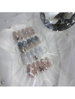 ブルーミー(Bloomy)の写真/上品なきらめきで魅せる指先を◎8月限定韓国ワンホン定額サンプル 一律7000円