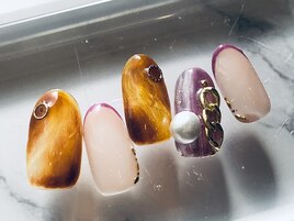 べっ甲ネイル☆