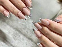 ネイルサロン クレオ(Cleo)/ガラスフレンチ¥13200