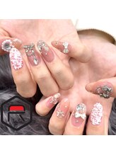 東海最大級ネイルサロン by レディスペネイル 名駅店/ガーリー冬ネイル