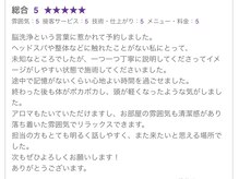 サロン ブルーミー 大井町店(Salon Bloomie)/脳洗浄ドライヘッドスパ感想