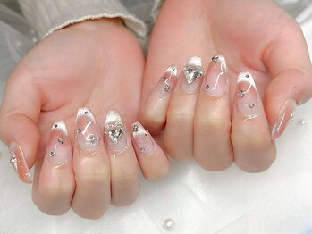 ラビットネイル 大阪なんば店(Rabbit Nail)の写真/季節に合わせた定額デザイン¥7,000★お仕事やお買い物帰りにも!!カラー変更OK◇高技術でデザイン性も抜群◎