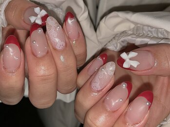 ネスネイル 池袋(Nes.nail)/レース×フレンチ