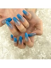 アンダーバーホワイト 大阪上本町店(_WHITE)/マグネットネイル