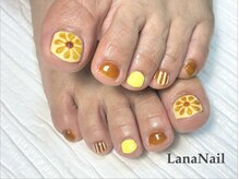 ラナネイル(LanaNail)の雰囲気(フットネイルのシーズンになりました^^)