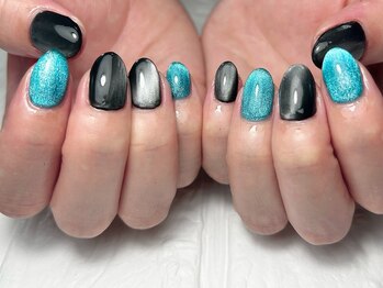 ブリスフルハピネス(Blissful happiness)/ブラックとターコイズ