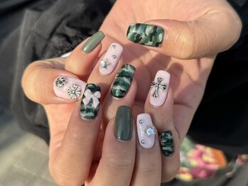 ザ コースト バイ ネオリーブ(The coast by neolive)/カモフラネイル 担当:高橋