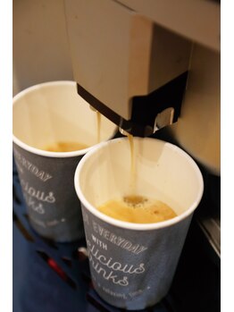 ヴェルデ 久留米店/コーヒーマシンもご用意