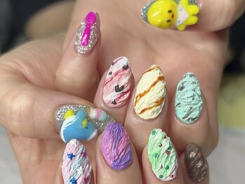 アイスネイル 夏ネイル