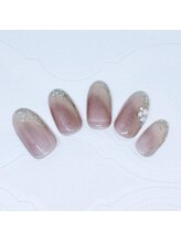 ネイルベース ネイル ケア サロン ミウラ(miura)/２月季節デザイン定額アート★