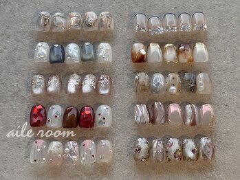 エールルーム 中目黒(aileroom)の写真/中目黒駅1分★毎月新作デザインが続々登場♪ニュアンスやトレンドデザインなど飽きずに楽しめるのが強み◎