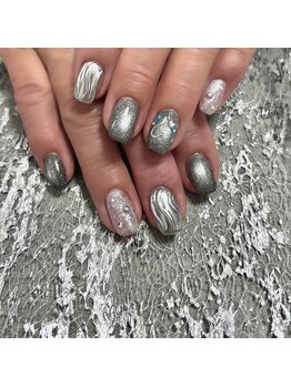 エムスタイル(Mstyle)/《ハンド》黒マグネットネイル