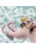 【オープン記念】フットバス付き/オフ無料footワンカラー/ラメ¥7,700→¥6,700