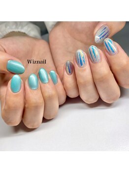 ウィズネイル(Wiznail)/キラキラフィルムネイル