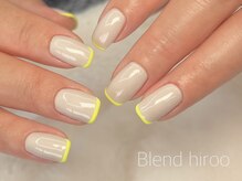 ブレンド 広尾店(BLEND)/カラー細フレンチ