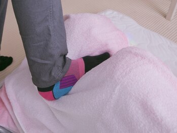 いでんちの写真/【首肩集中ケア】スマホ疲れ・デスクワークのガチガチに◎足圧で深部まで届く圧でガッチリ男性も大満足◎