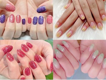 アールイー(Re:)の写真/12月末まで限定価格★【ラメワンカラーorラメグラデ ¥3500/¥4000】年末までにお得に爪をキレイにしたい方♪