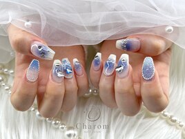 ブルーチークネイル
