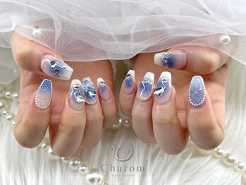 ブルーチークネイル