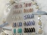 短い爪でもキレイに魅せる！貴方に似合うがきっと見つかる★Silverコース★