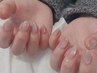 指先美しく繊細に♪シンプルながらもスタイリッシュなスキニーフレンチ ¥6800