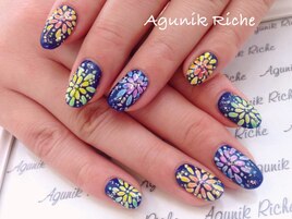 【花火ネイル】