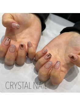 クリスタルネイル ゆめタウン久留米店/バレンタインネイル