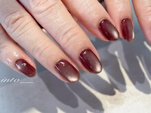 ネイルサロン イントゥ(into_)/ぷるマグ36 ブラウン　秋カラー