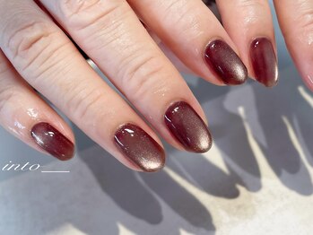 ネイルサロン イントゥ(into_)/ぷるマグ36 ブラウン 秋カラー