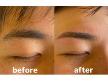 トップルック 横浜店(TOP LOOK)/メンズ眉毛ビフォーアフター