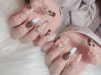ルビー(RUBY)の写真/豊富なパーツの中から自分好みに好きなだけアレンジ☆【Hand】やり放題コース!持ち込みデザイン可能 ￥8500