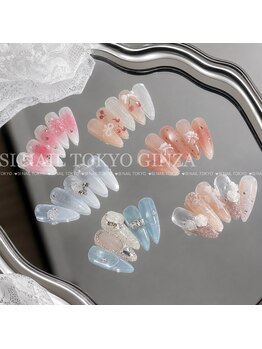 エスアイネイル(SI Nail)の写真/☆全員フィルイン無料◎手描きネイル得意！持ち込みワンホンも◎マグネット1000種以上♪