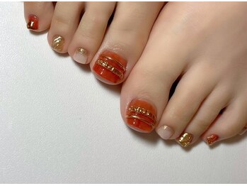 キラネイル アンド アイラッシュ by World Beauty(KIRA)/フットリングネイル