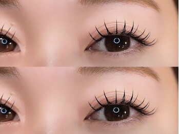ネオリーブテラス 仙川店(Neolive terrace & Lavie EYELASH)の写真/【バインドロック・ボリュームラッシュ】細く軽いラッシュは自まつ毛が少ない、細いお客様にもオススメ