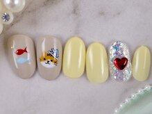 ショコ アンド ラム(Syoko&Lum)/☆5月の猫ちゃんネイル☆