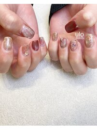 ドライフラワーネイル
