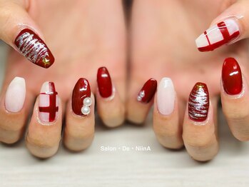 サロンドニーナ(Salon De Niina)/真っ赤な大人ネイル!
