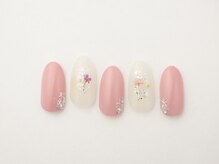 アムルーズ(Amoureuse)/春の小花ネイル♪