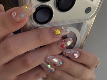 ロミー(Rommy)/カラフルストーンネイル